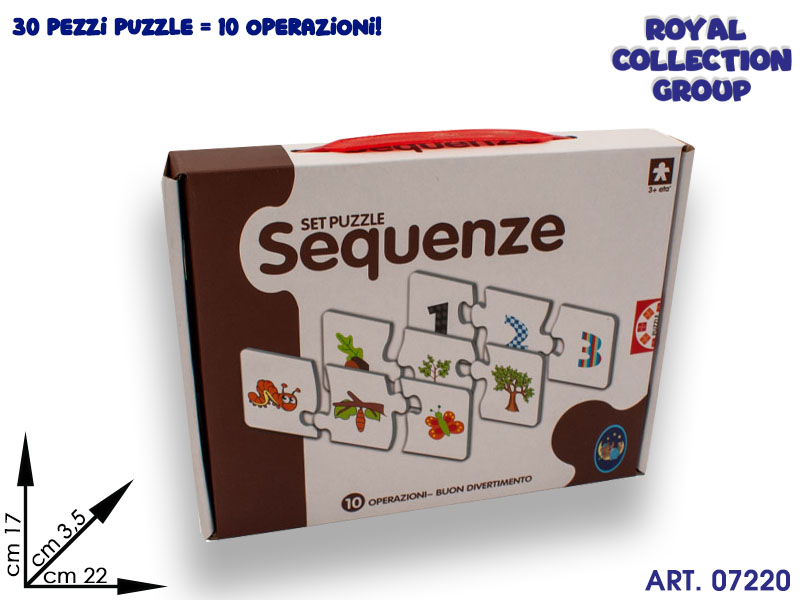 K0011207 Set Puzzle Sequenze Cm 22 X17
