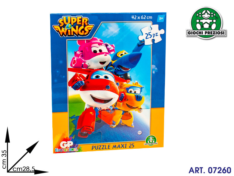 19794 Puzzle Maxi Super Wings 25 Pz  Cm 35x28.5