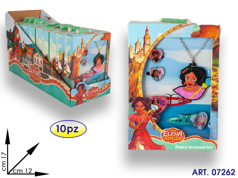 77708 Conf Accessori Elena Avalor Cm 17 X 12 Display 10 Pz