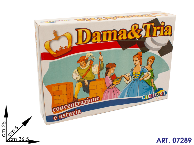 006 Dama E Tria  Cm 36.5x25