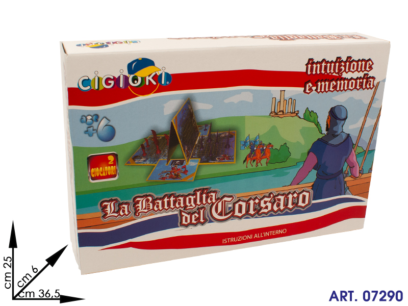 009 La Battaglia Del Corsaro  Cm 36.5x25