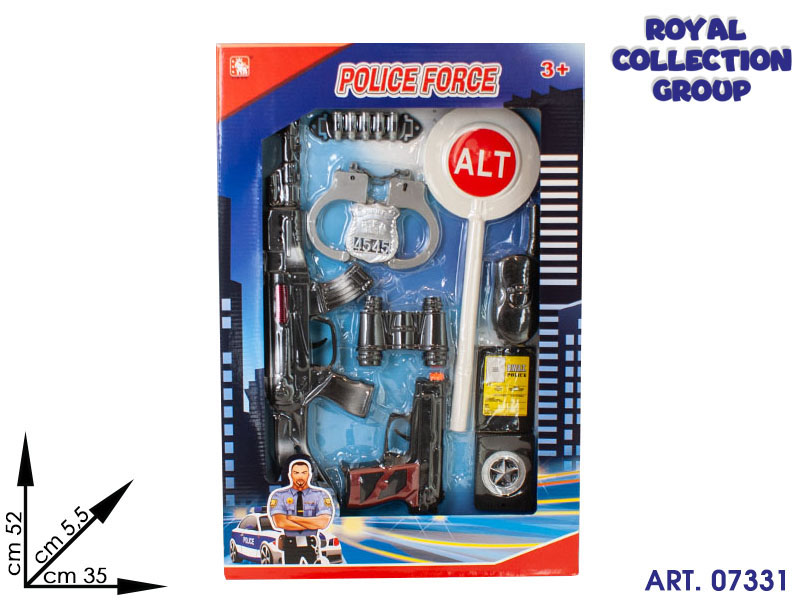 K1300200 Polizia Police Force Gigante Cm 52x35