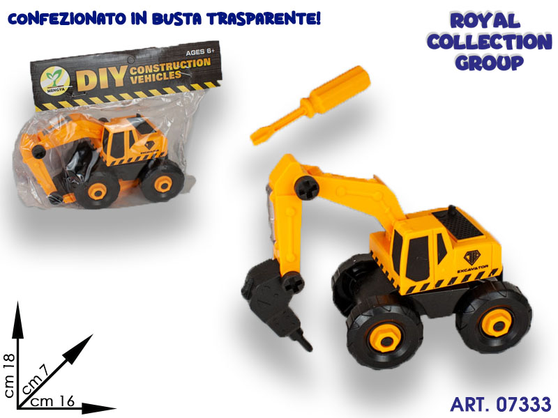K4900859 Automezzo Spaccatutto C/cacciavite Smontabile Cm 17