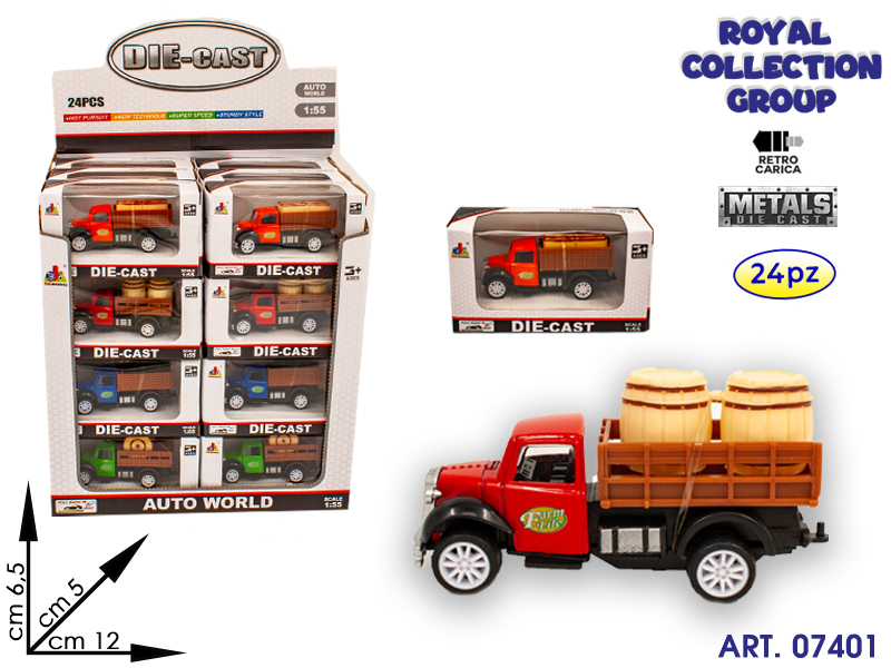 K110640 Die Cast Camion C/rimorcio Ass Cm 12 Display 24 Pz