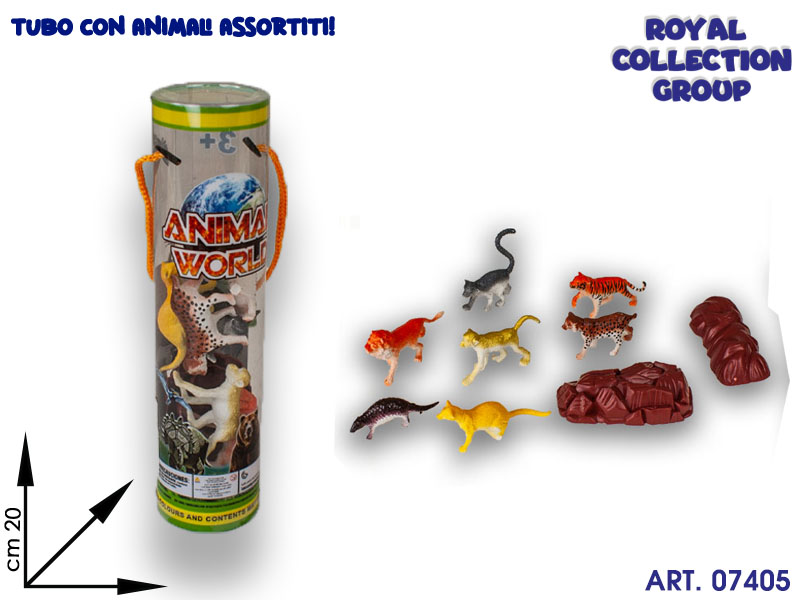 K0013069 Animal World In Cilindro  Cm20 95030095