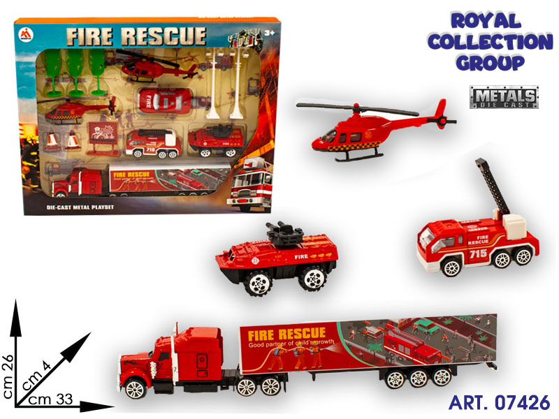 K6200699 Fire Rescue Die Cast Cm 33x26