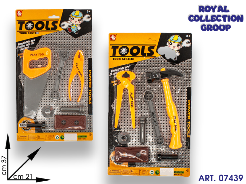 K1300176 Set Falegname Tool 2 Ass  Cm 37x21