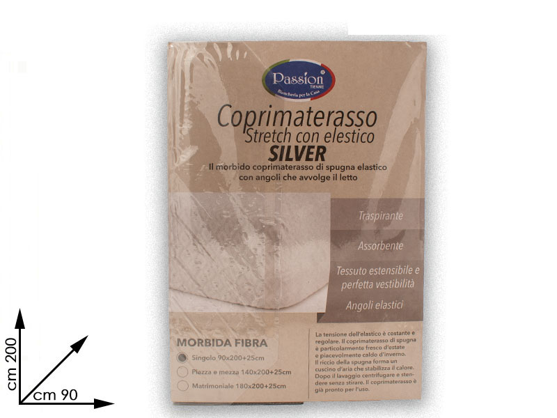 382088 Coprimaterasso Singolo Jacquard