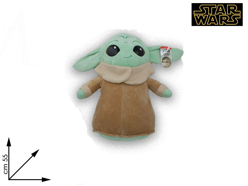 Peluche Baby Yoda Star Wars Tg 7  Cm 55