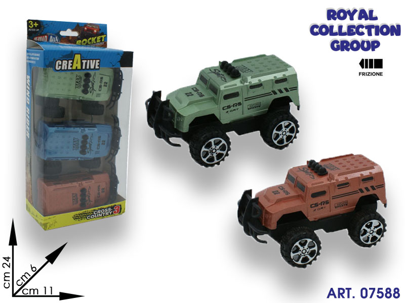 K1804486 Set 3 Jeep Creative Max Friz  Cm 24x11