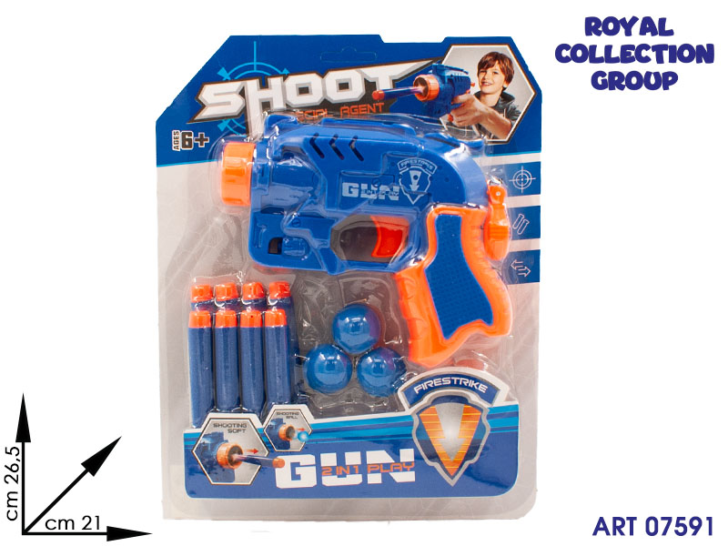 K1000552 Blister Shoot 2 In 1  Cm 26.5x21