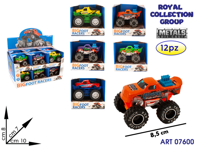 K6203018 Jeep Racers Ass Die Cast Display 12 Pz Cm 9.5x8