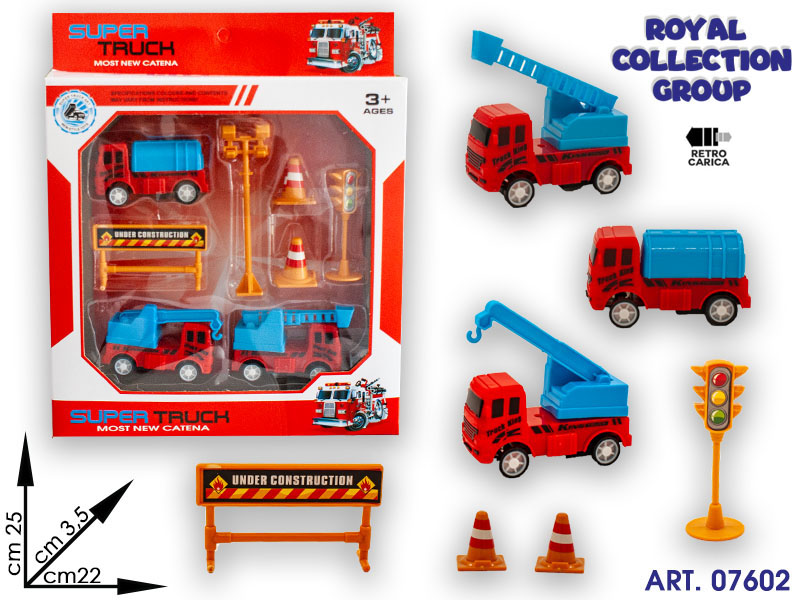 K1701726 Con Automezzi Super Truck  Cm 25x20.5