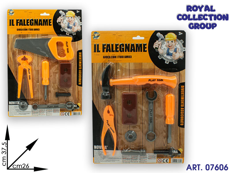 K1300177 K1410 Blister Il Falegname 2 Ass Cm 37.5x26