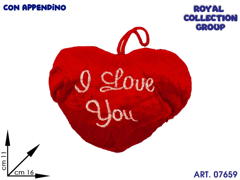 8057 K4501540 Cuore I Love You Cm 16x11
