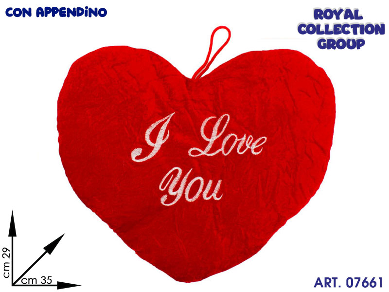 K4501541 8057 Cuore I Love You Peluche  Cm 35x29