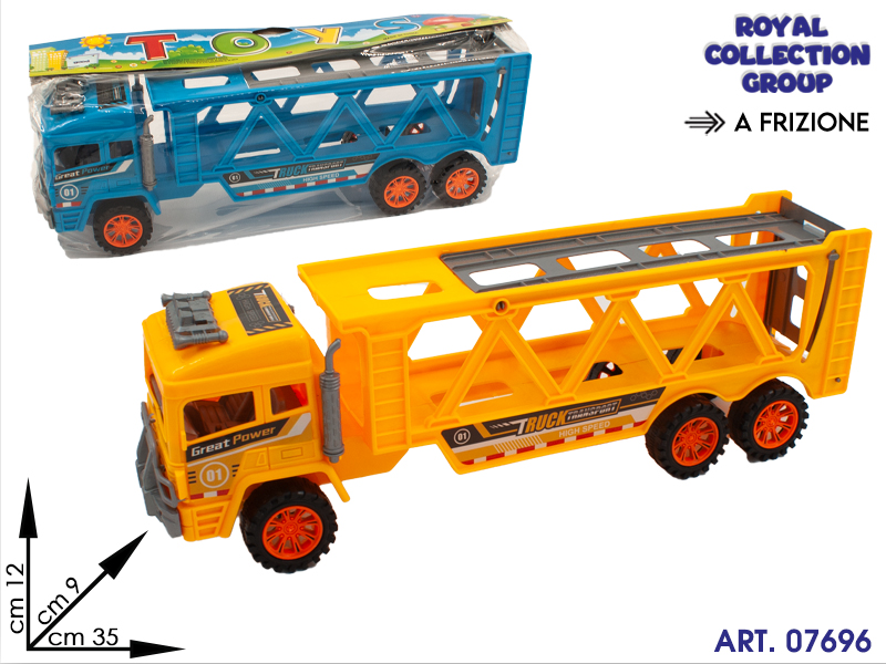 K1806104 Camion Porta-auto 2 Ass Cm 35x12