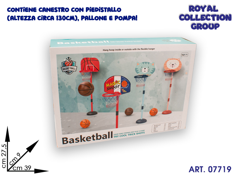 2011s080 Basket C/piedistallo Cm 39x27.5