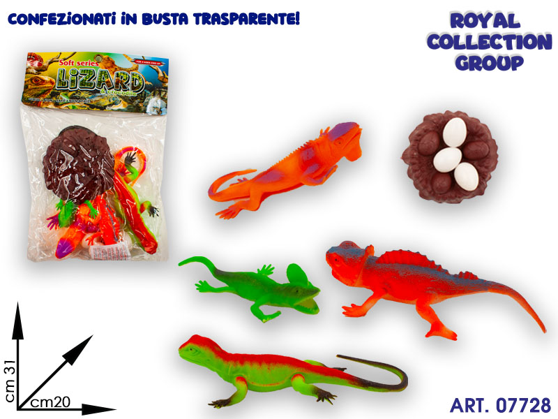 K121443 Busta Insetti Lizard  Cm 31x20