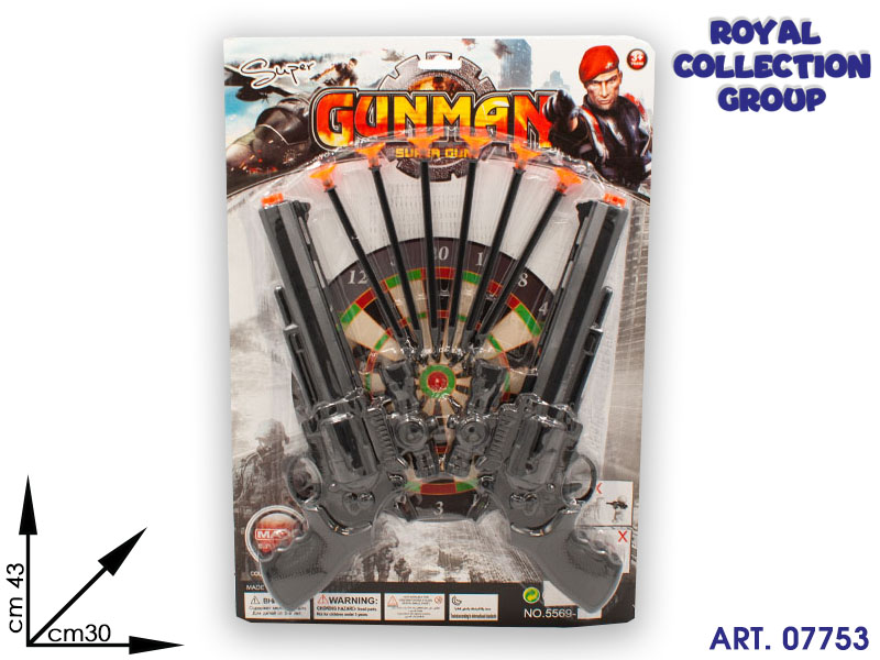 K1000907 Blister Super Gunman  Cm 43x30
