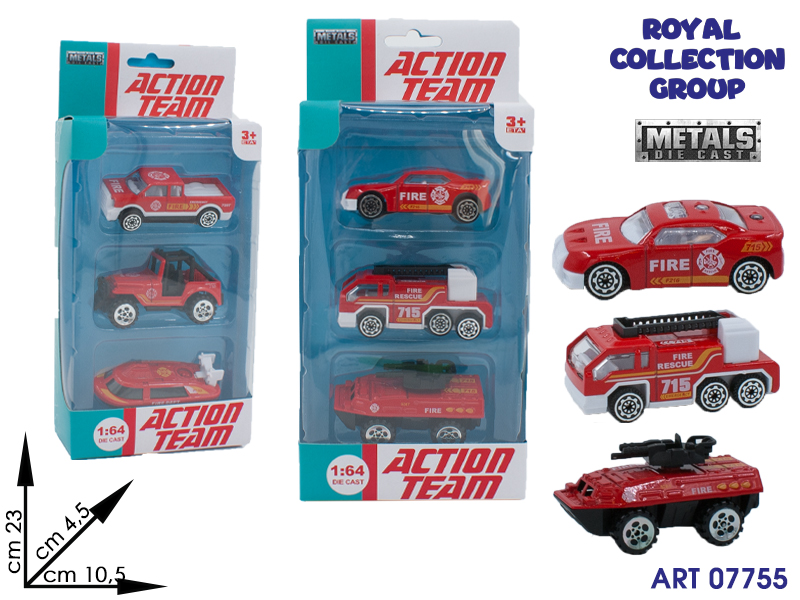 K6200691 Action Team Fire Die Cast  Cm 23x10.5