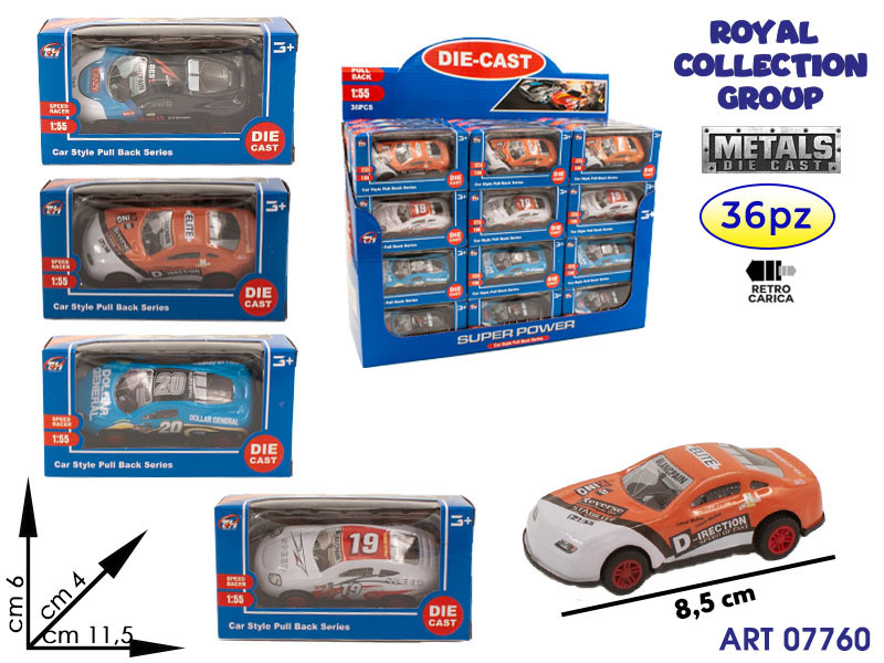 K085537  Auto Die Cast Ass Display Pz 36
