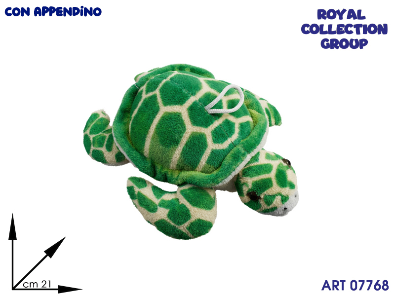 C5 17298a 22 Tartaruga Peluche  Cm 21