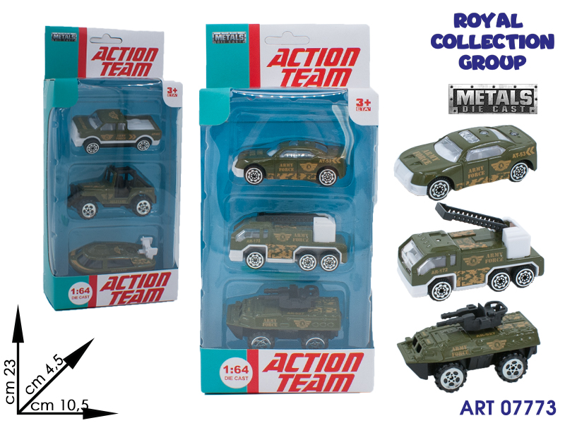 K6200692 Action Team Militare Die Cast  Cm 23x10.5
