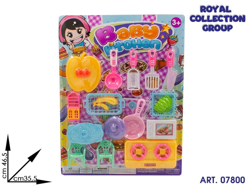 K4702484 Blister Baby Kitchen  Cm 46.5x35.5