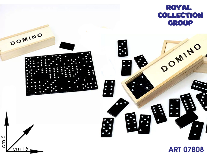 K3600111 K016201 Domino In Legno  Cm 15x5