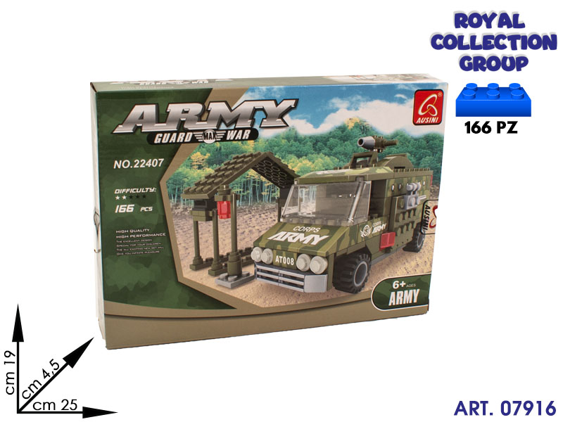 K129837  Build Costruzioni Army  Pz 166 22407 Cm 25.5x19