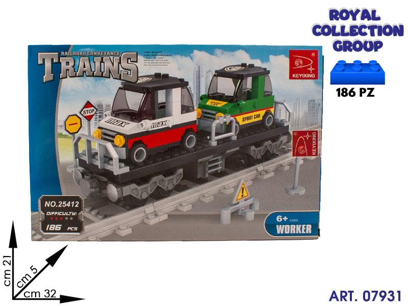 K490538 Build Costruzioni Trains Pz 186  25412 Cm 32x21.5
