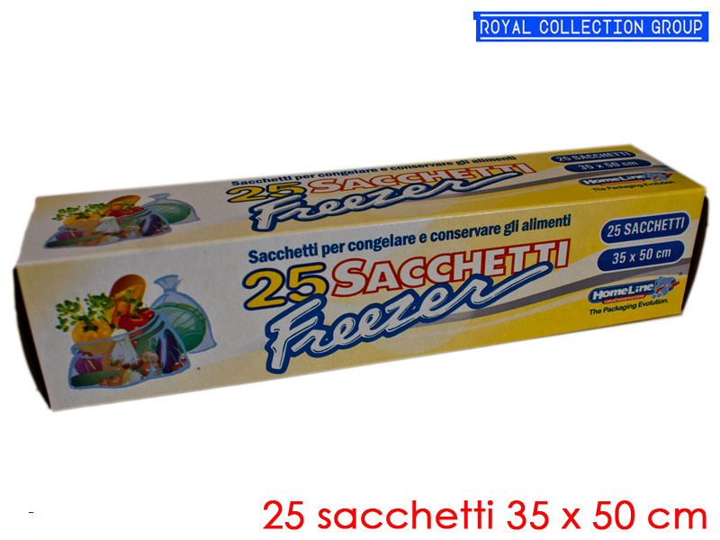 Sf05a Astuccio 25 Sacchetti Freezer Cm 50x35