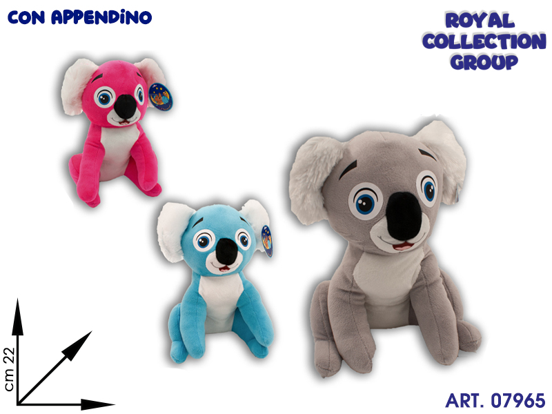 A1 5321 20 Koala Peluche 3 Col Ass  Cm 22