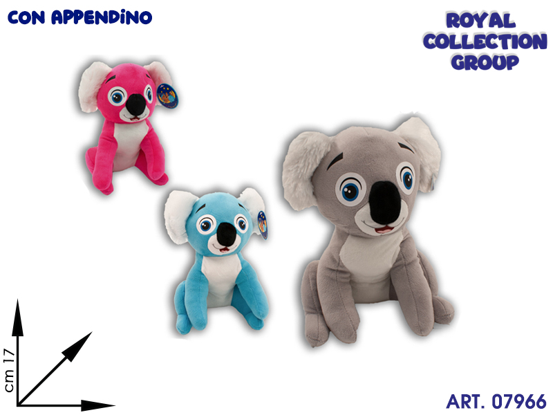 A1 5321 15 Koala Peluche 3 Col Ass  Cm 17