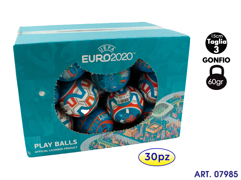 Pallone Diam Cm 14 Euro 2020 Display 30 Pz