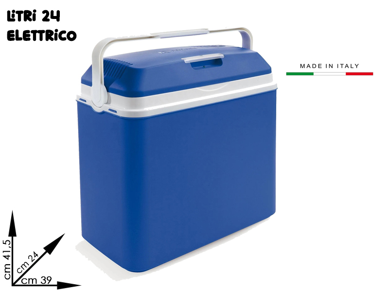 8024 Frigo Elettrico 24 Lt Blu Cm 41.5x39