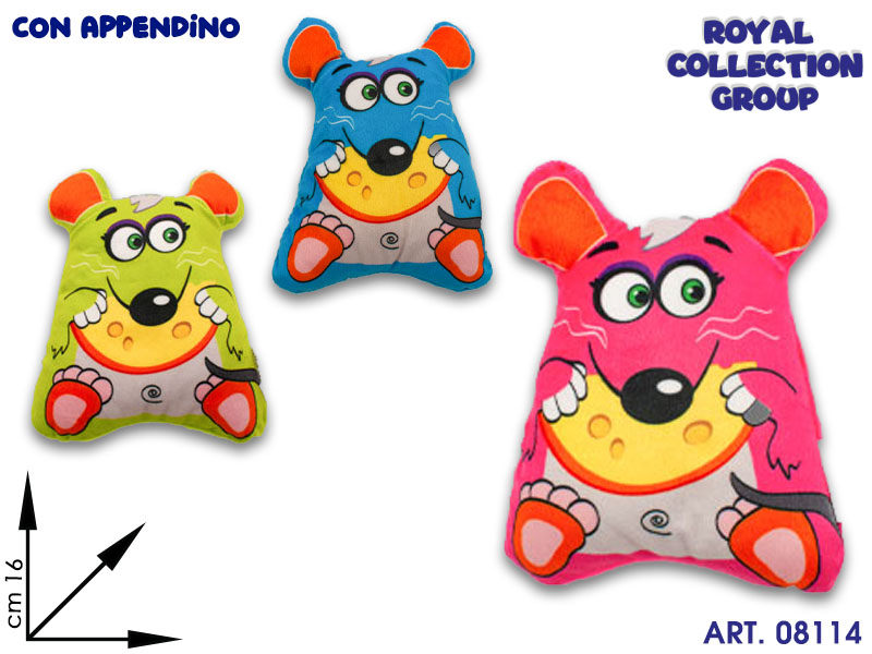 Pl2827  Topo Peluche Col Cm 16