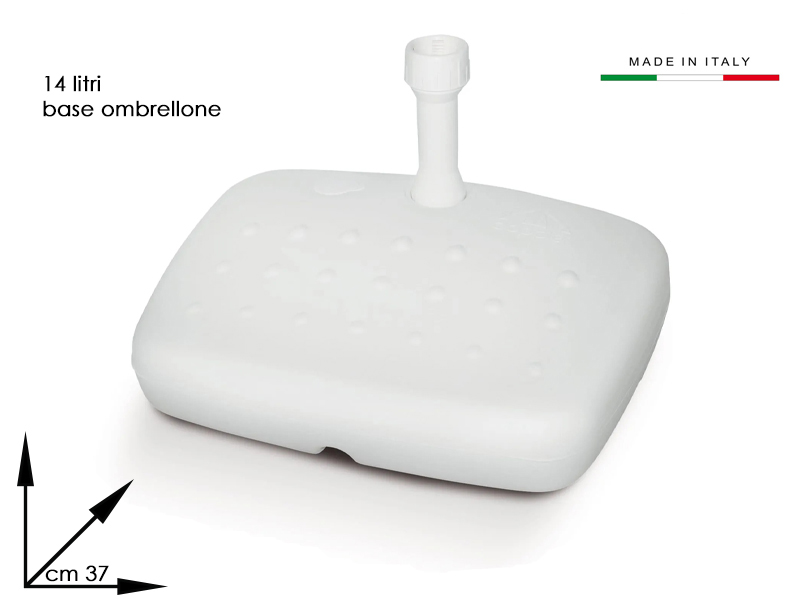 45/e Base Ombrellone 14lt Bianco  Cm 37