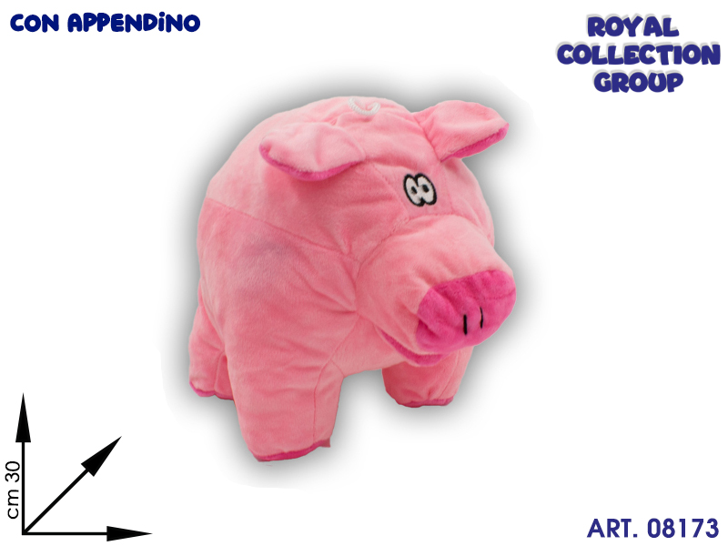 Pl32831 4 Maiale Peluche  Cm 30