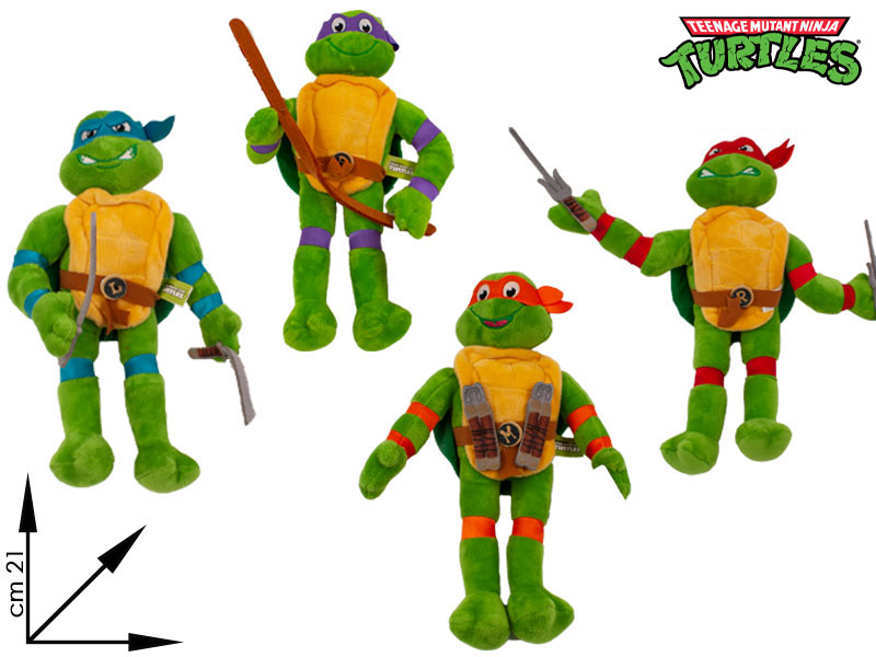 Peluche Tartaruga Ninja Tg 1 Ass Cm 21