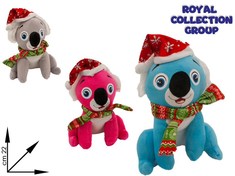 A1 5321 20 Koala Peluche 3 Col Ass  Cm 22 Natale