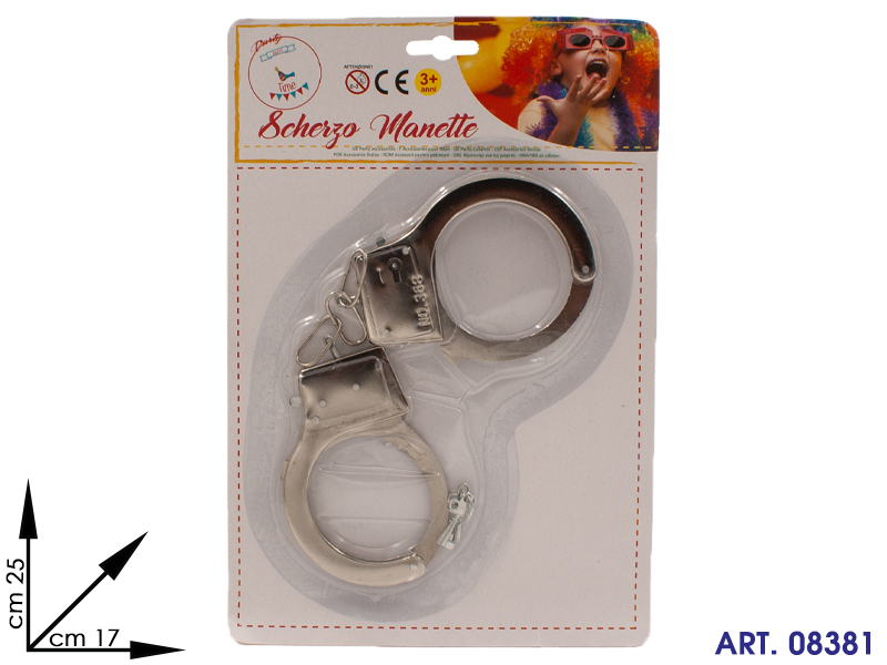 03128 Blister Manette Ferro Cm 25x17