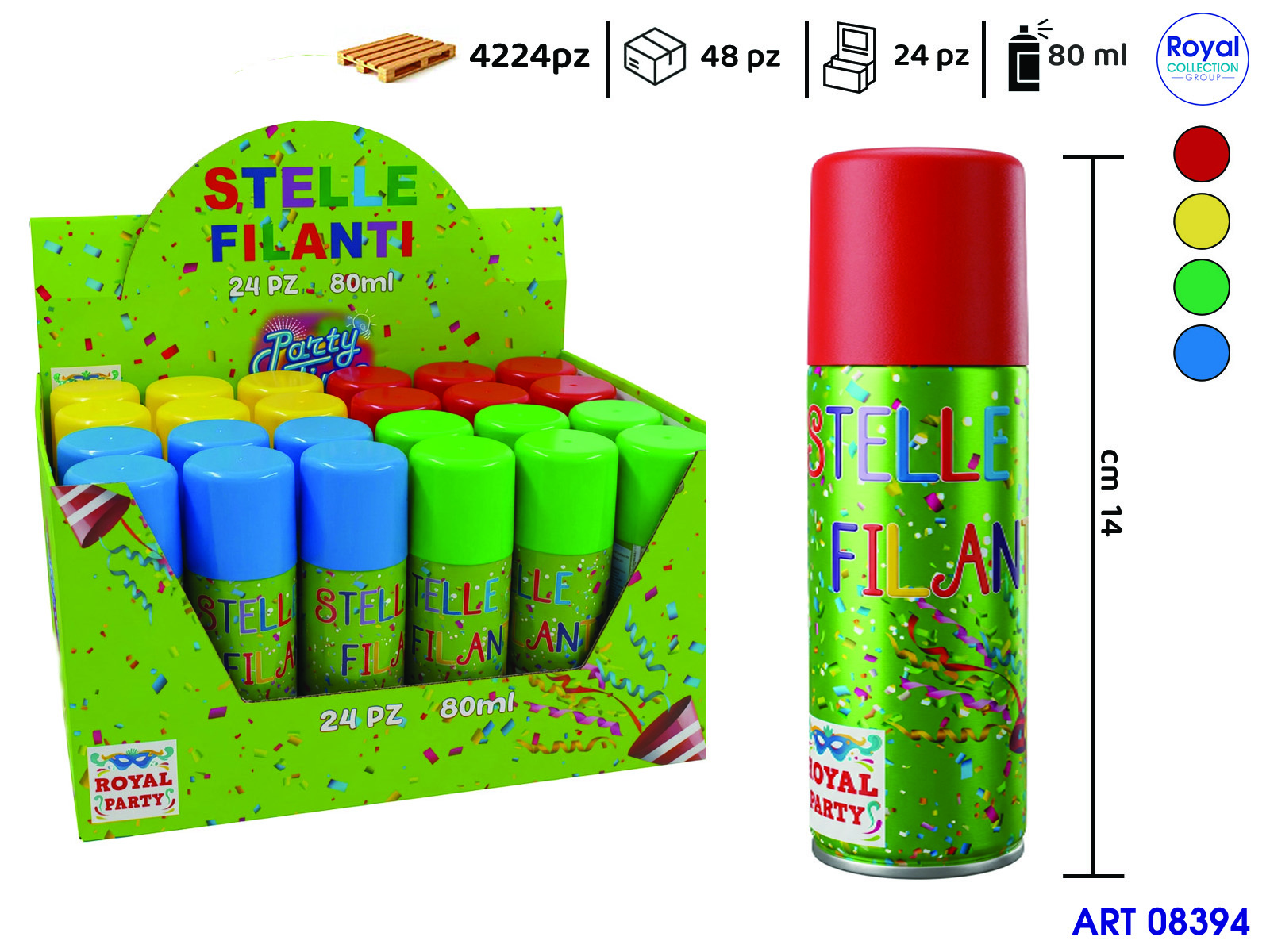 70301 G Stelle Filanti Col Ass Pz24 Ml 80
