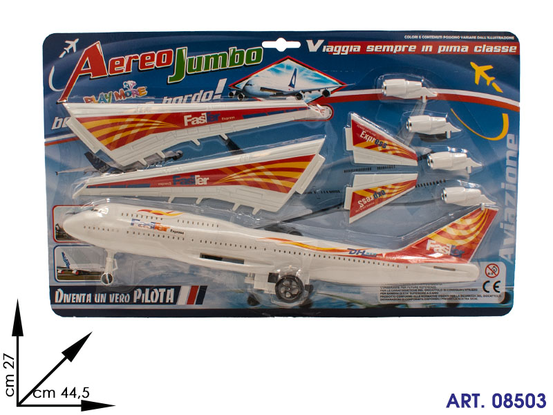 03375 Blister Aereo Jumbo Cm 44.5x27