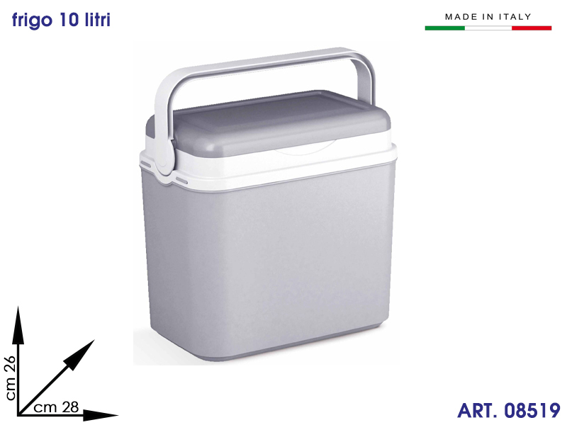 8070 Frigo Passivo Grigio Silver Lt10 Cm28x26