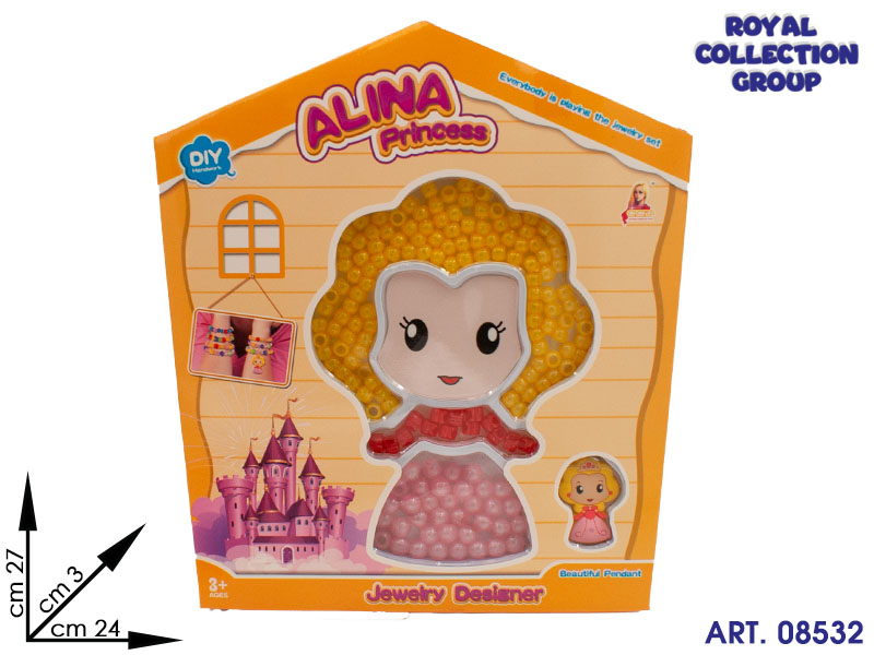 K4801057 Perline Selina Princess Giallo Cm 27x24