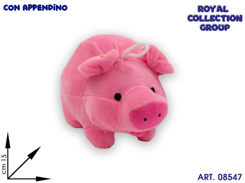 A1 22159 15 Maiale Peluche  Cm 15
