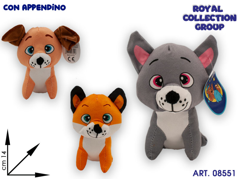 A1 23053 Cani Peluche Ass  Cm 14