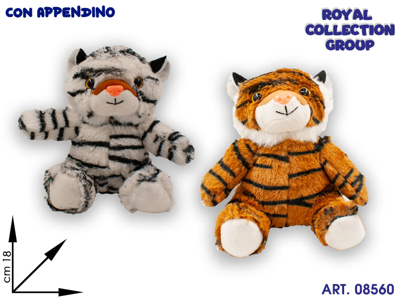 Pl2877 Tigre Occhioni 2 Ass 18 Cm